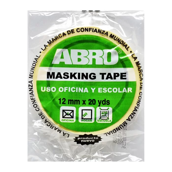 ABRO Masking Tape 12mm X 20yds