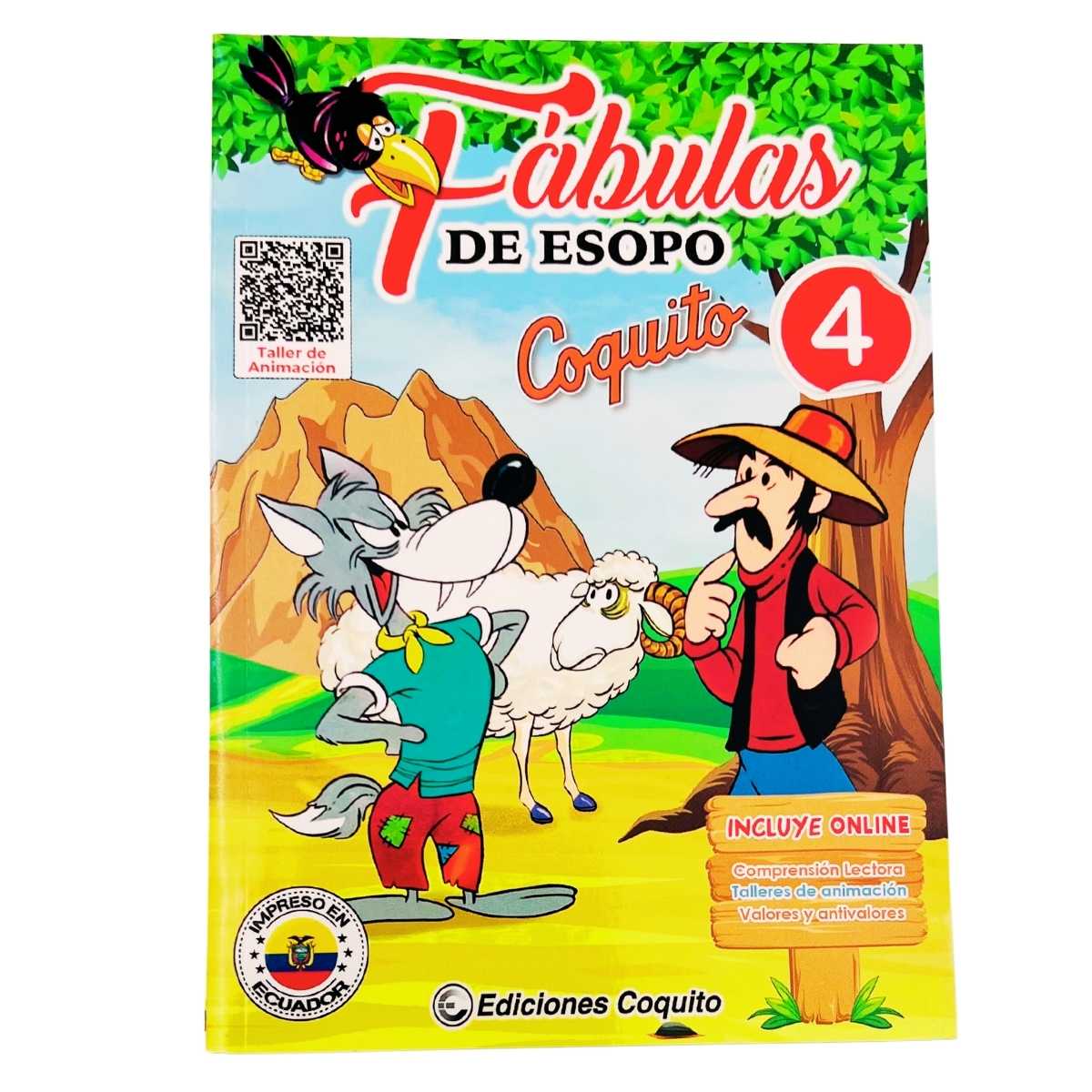 Coquito Libro Fábulas de Esopo 4