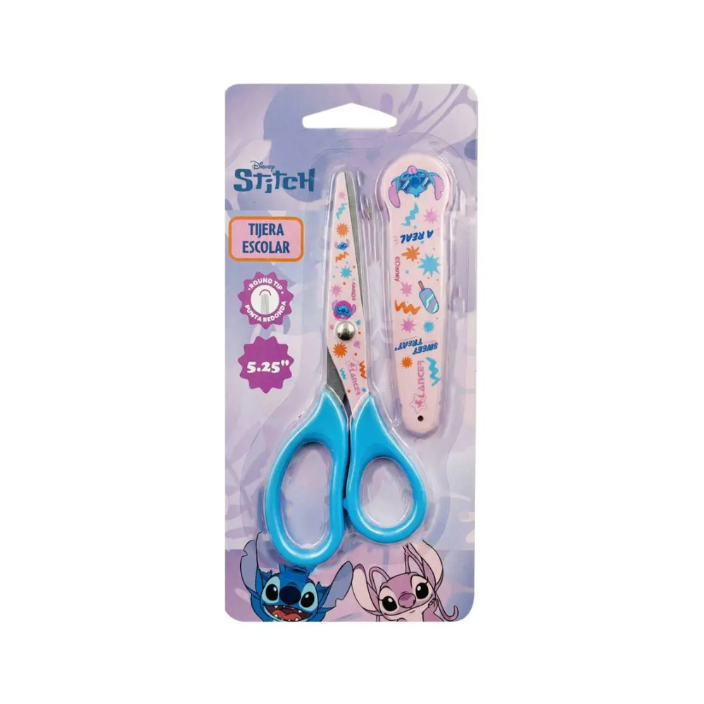 Lancer Tijera Escolar Punta Redonda Stitch