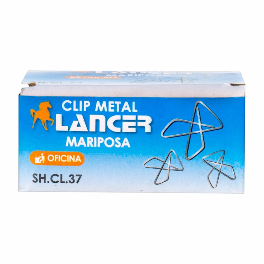 Lancer Clips de Metal Mariposa 50Pcs