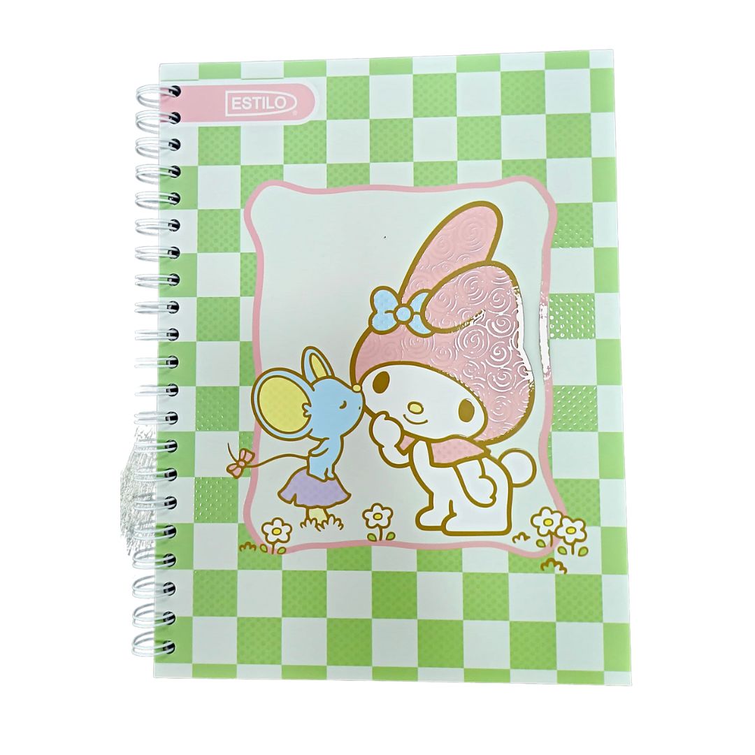 Estilo Cuaderno Universitario Pasta Dura My Melody 100H 1 Línea