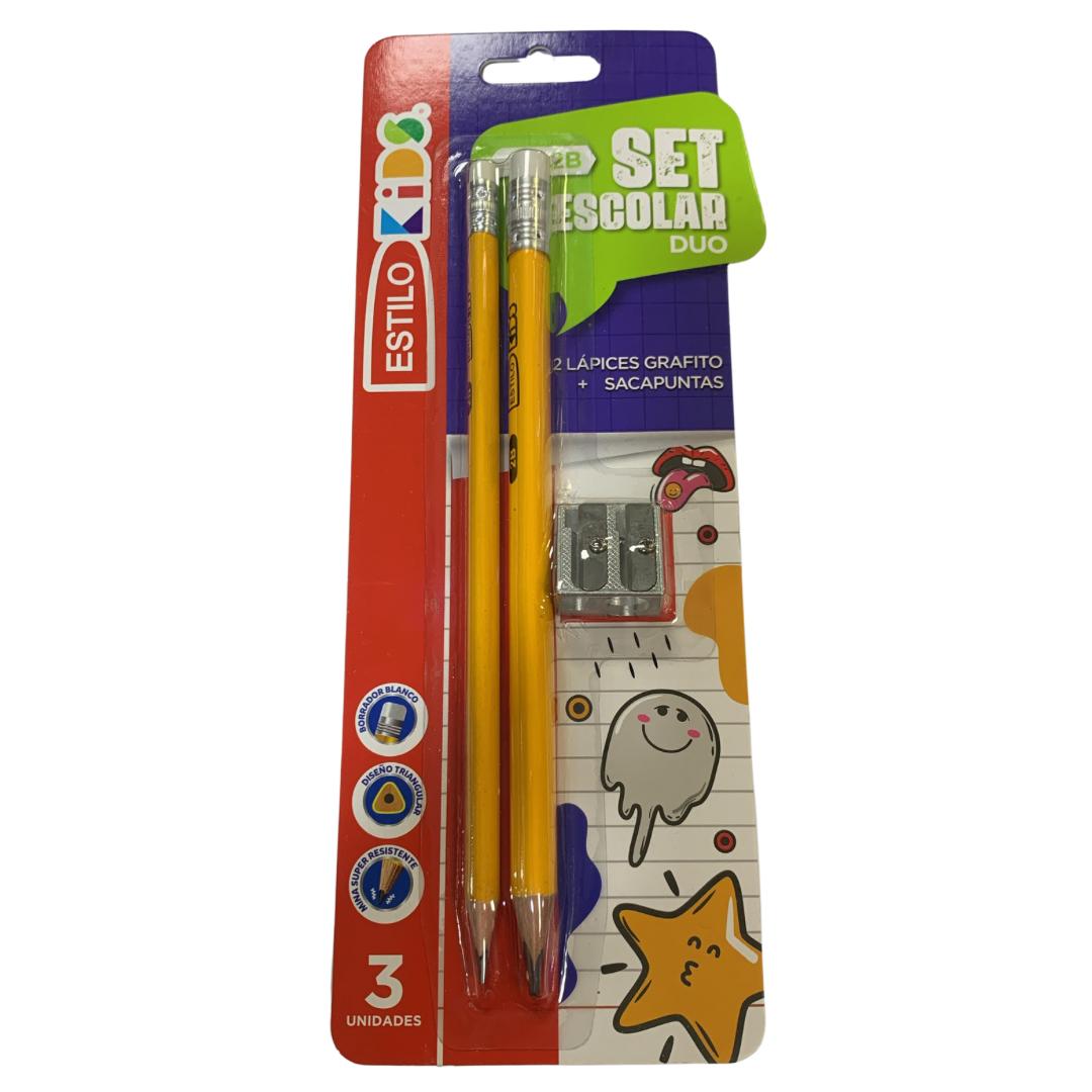 Estilo Kids Set Escolar Dúo 3 Pcs