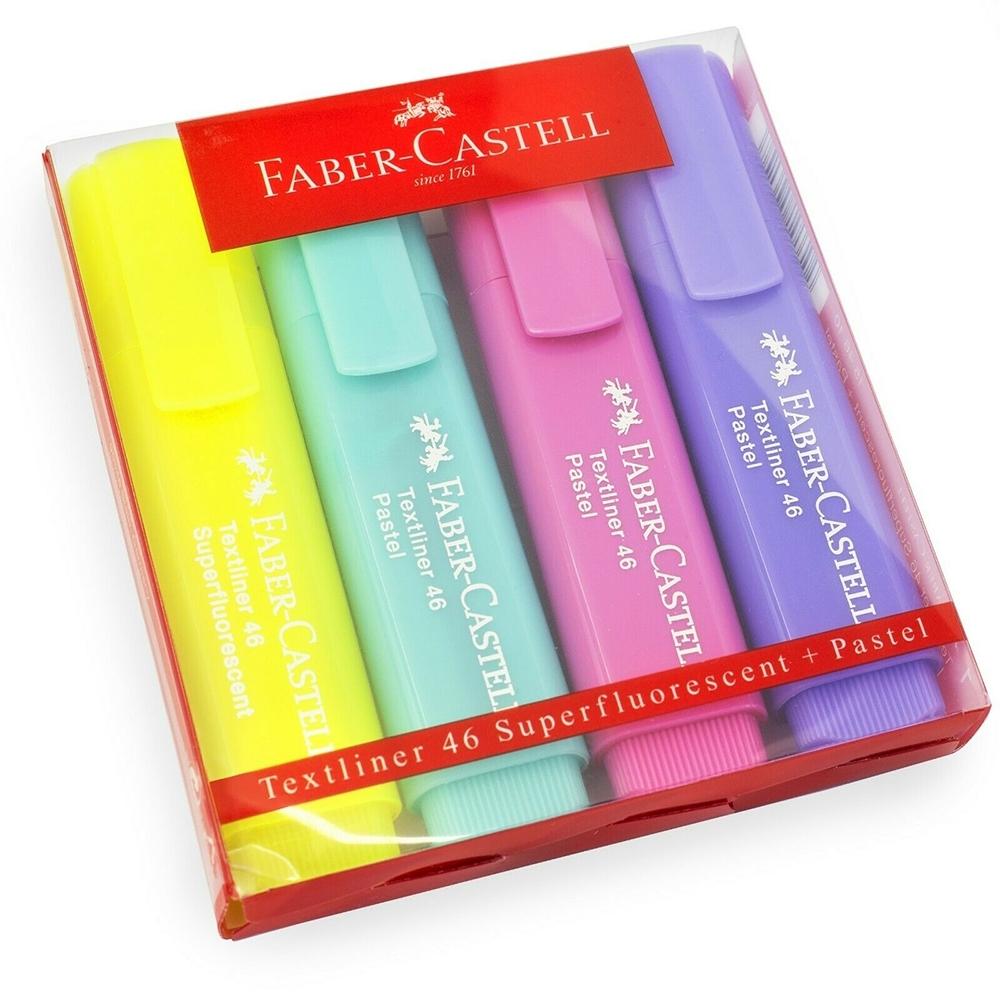 Faber-Castell Resaltadores Pasteles 4pcs