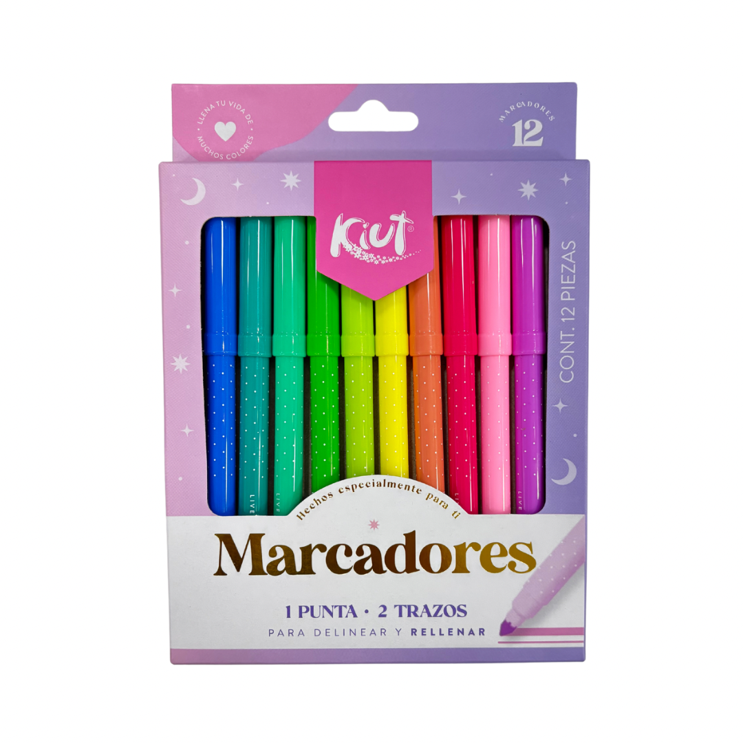 Kiut 12 Marcadores de Colores