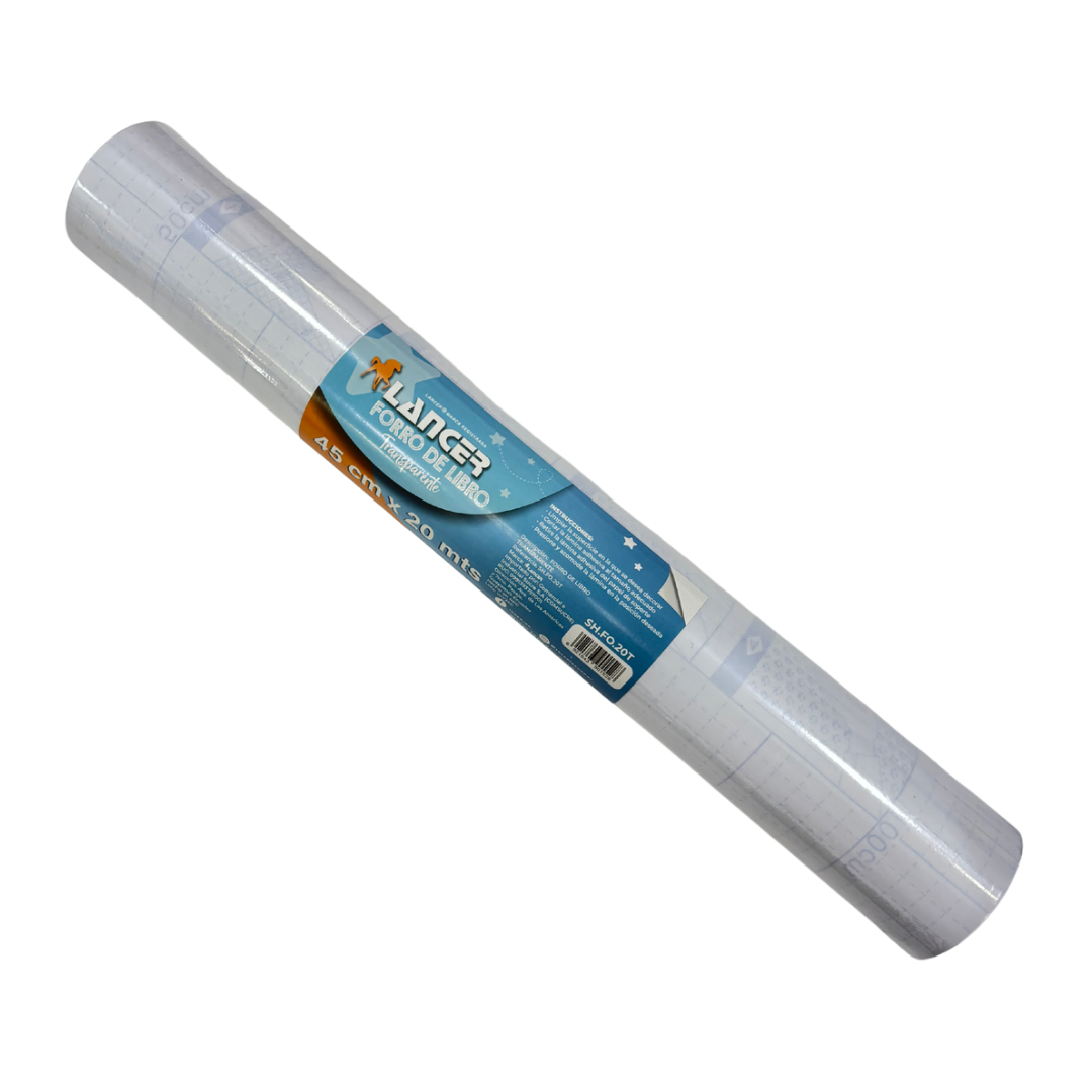 Lancer Papel Contact Transparente 45cm x 20mts