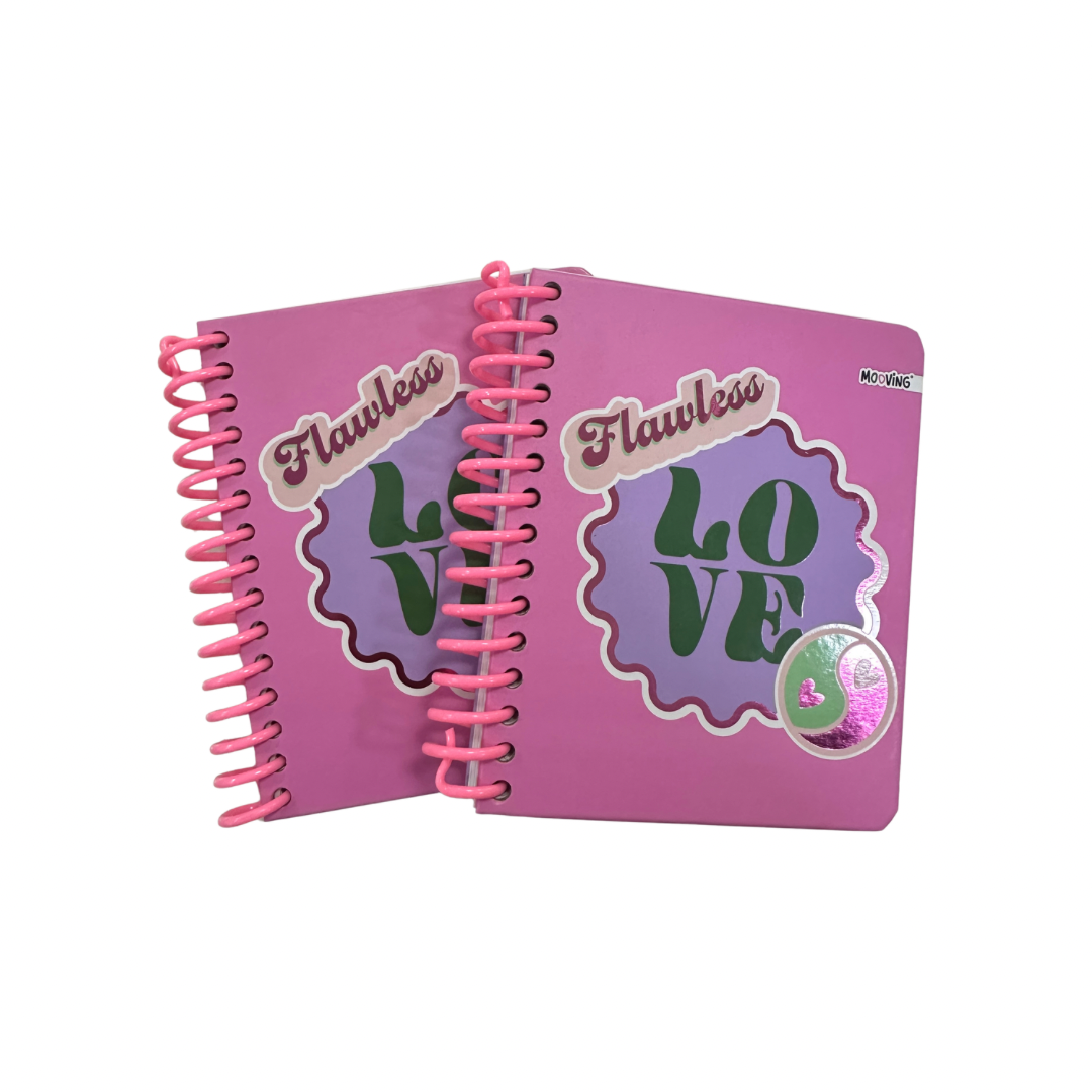 Mooving Libreta Pequeña Premium Pink - Rayada