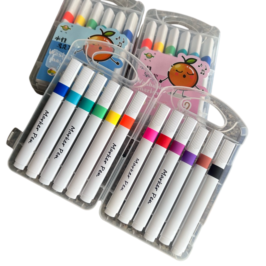 DP Caja de Marcadores Lavables 12 Colores