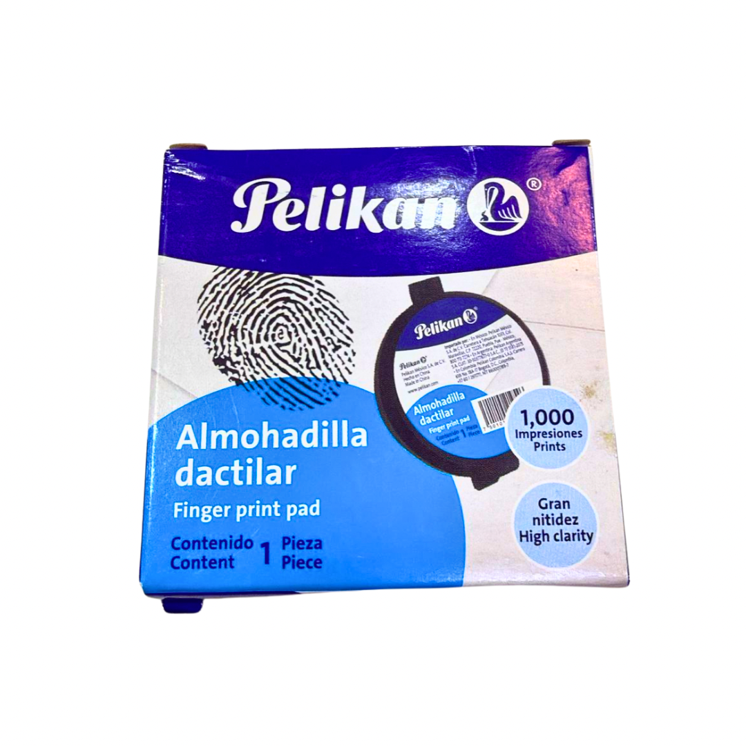 Pelikan Almohadilla Dactilar Negra