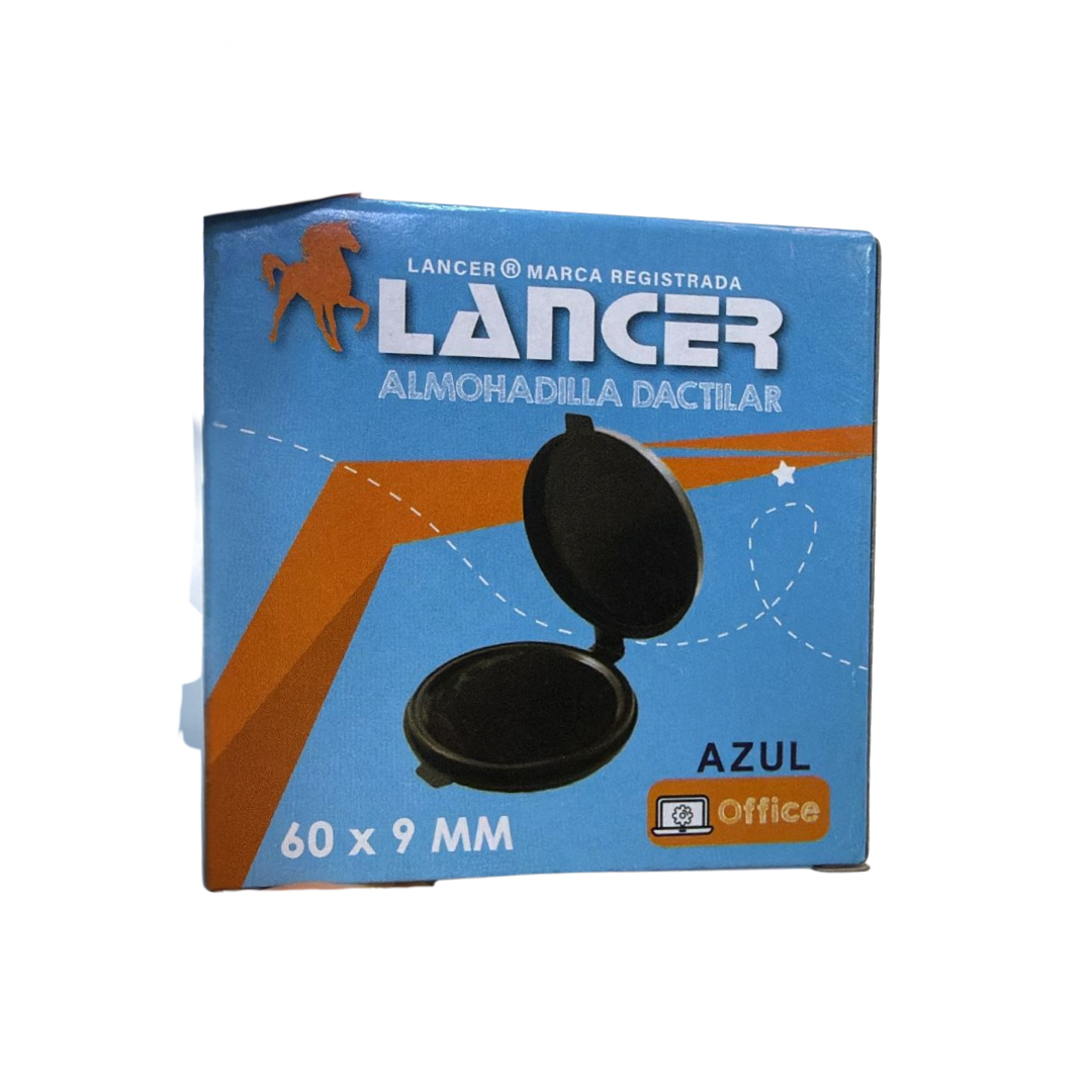 Lancer Almohadilla Dactilar Azul