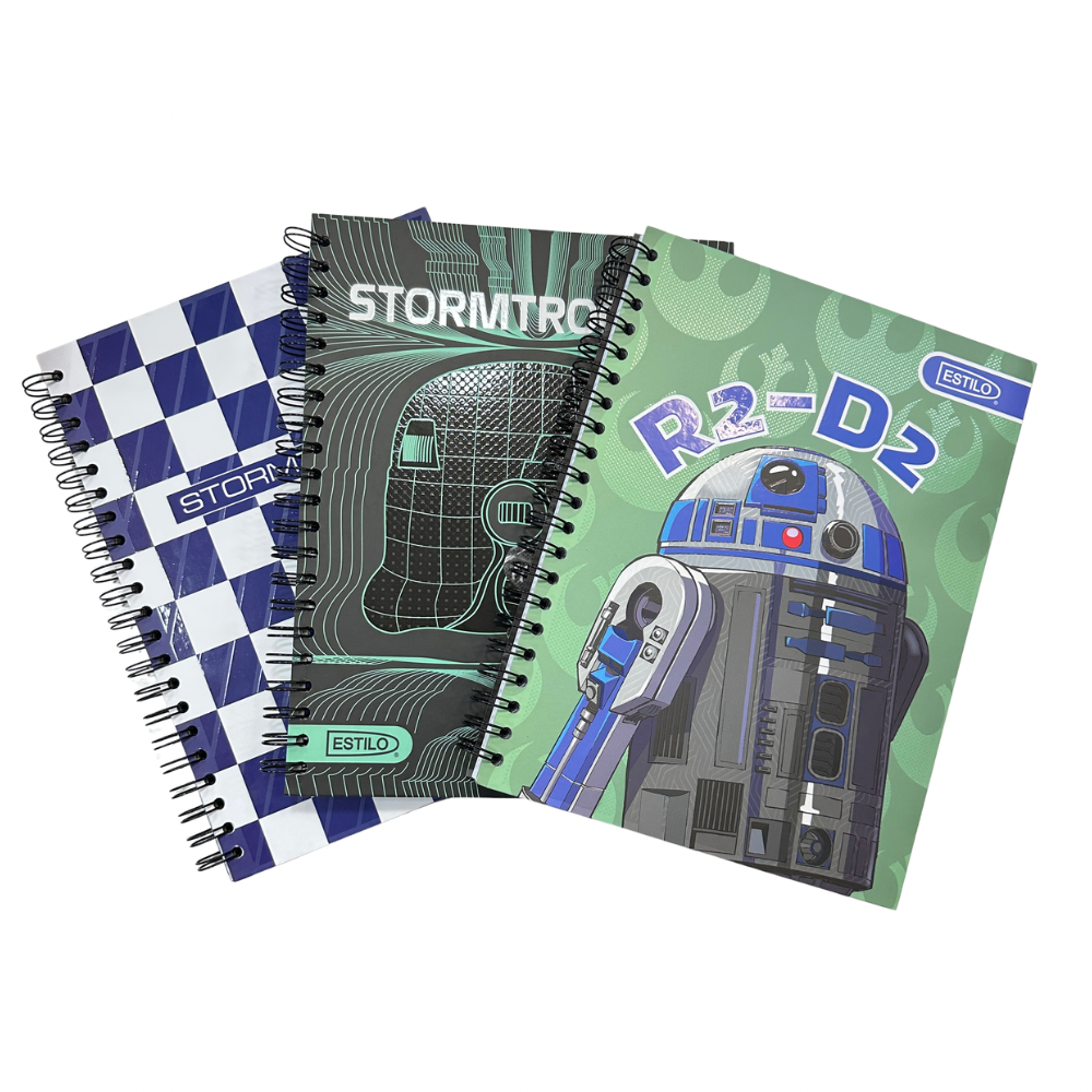 Estilo Cuaderno Universitario Star Wars 100H - 2 Líneas