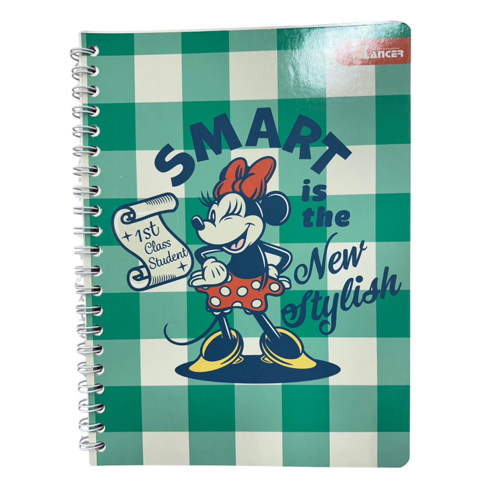 Lancer Cuaderno Universitario Minnie 100H - 4 Líneas