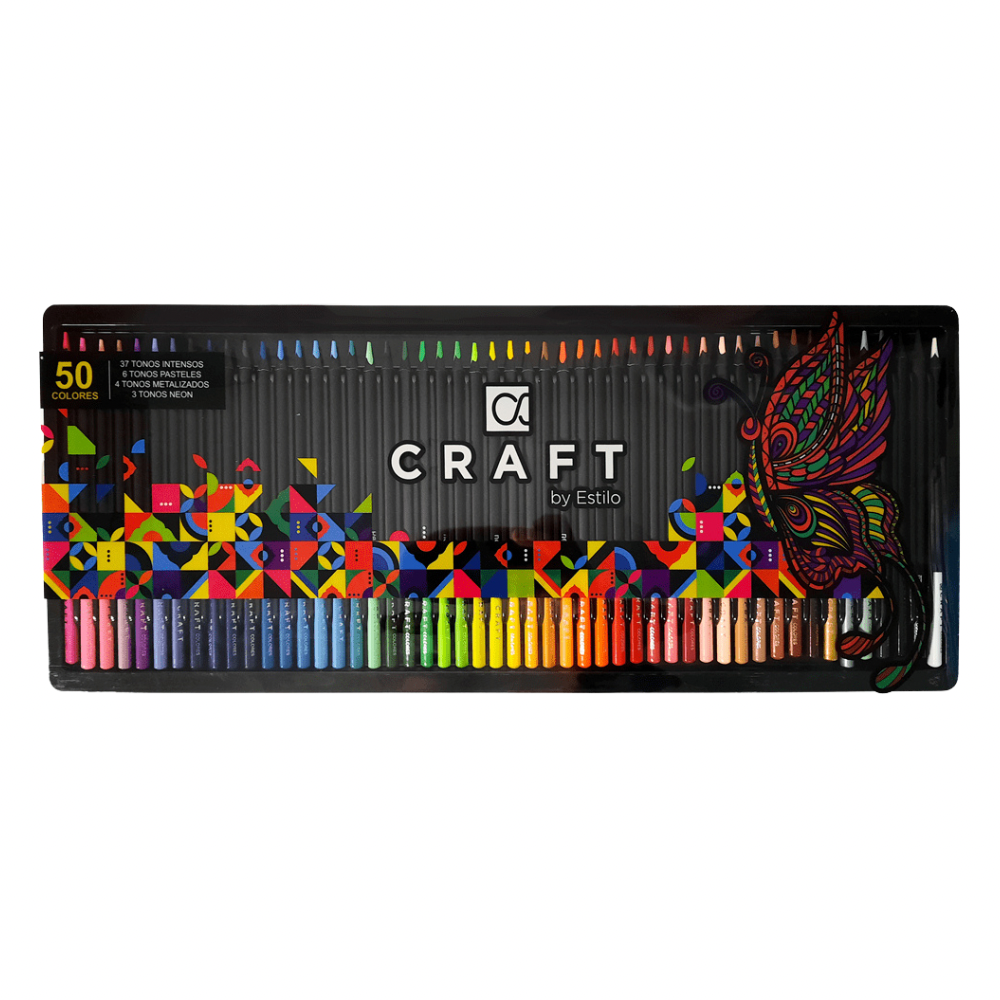 Craft 50 Lápices de Colores