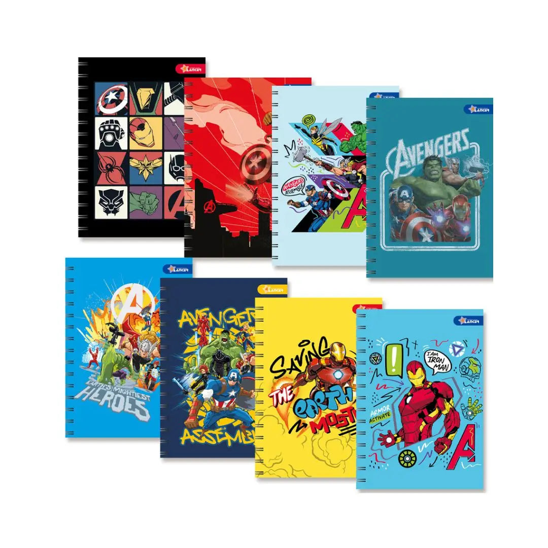 Lancer Cuaderno Universitario Avengers 100H - Cuadros