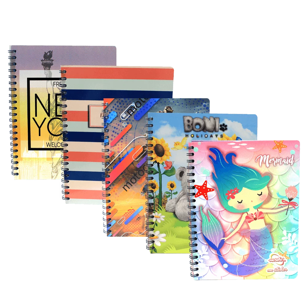 Escribe Cuaderno Universitario Con Sticker 2 líneas 100 hojas
