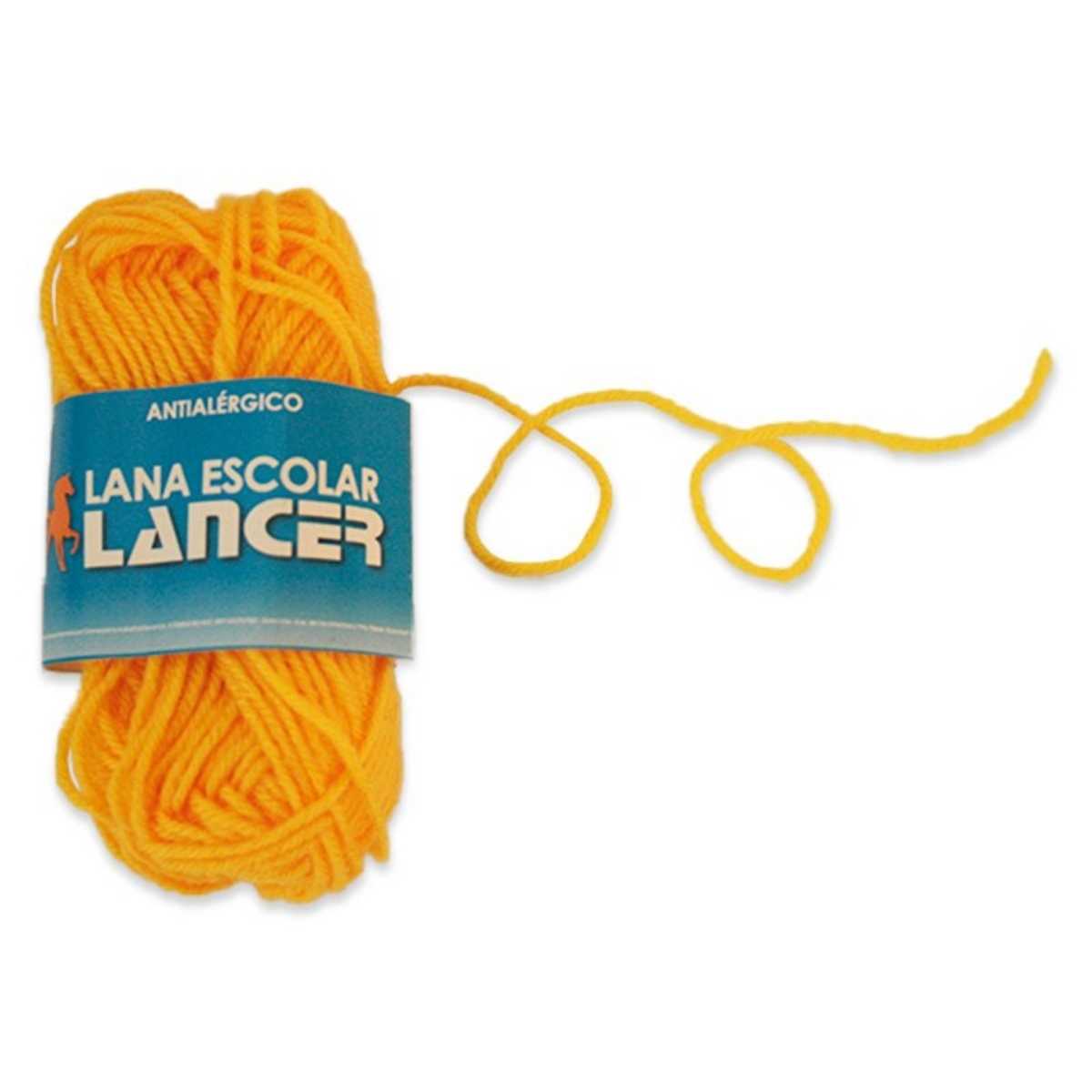 Lancer Lana Escolar 12g Naranja