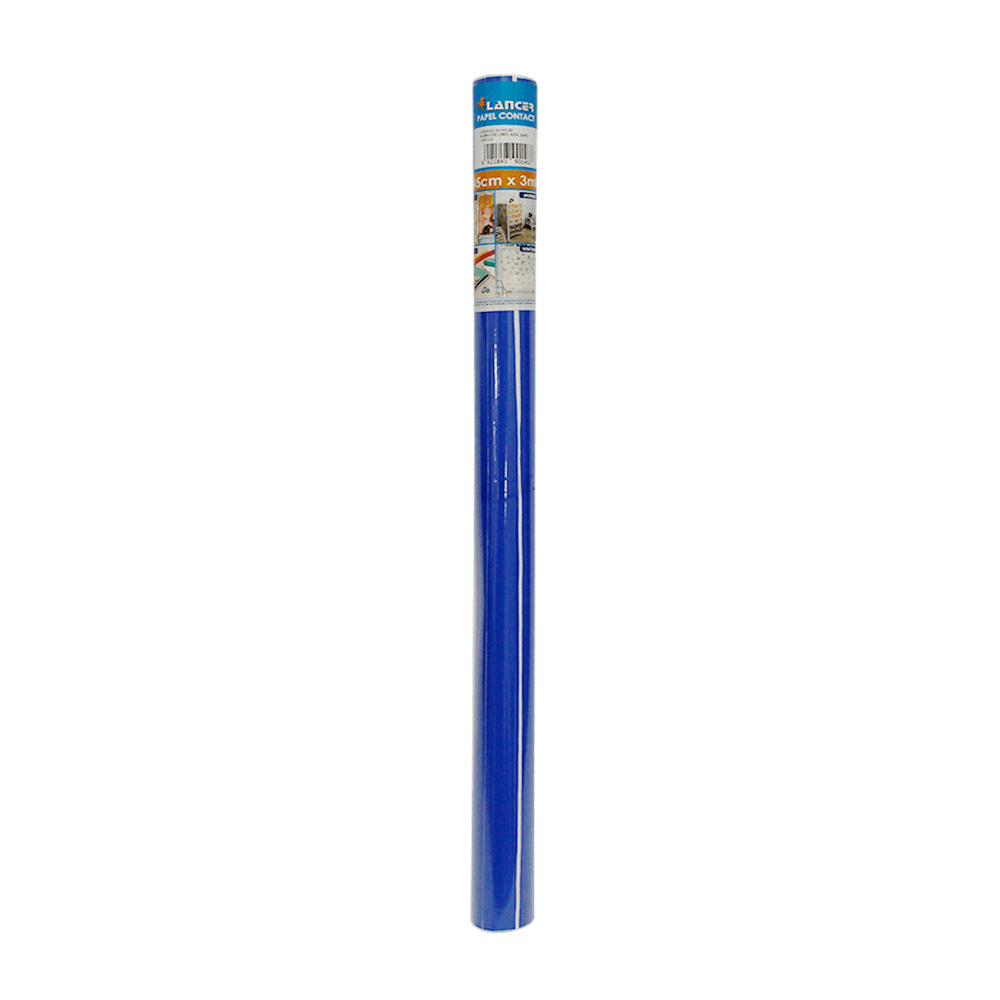 Lancer Papel Contact Rollo 45cm x 3mts Azul