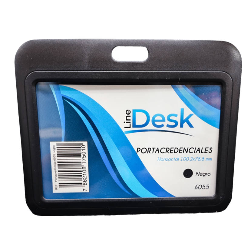 Line Desk Porta Credencial Horizontal Acrílico 99x78mm