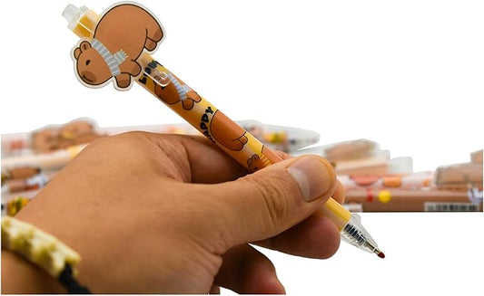 Lopenle Esfero Capibara de Gel Tinta Negra