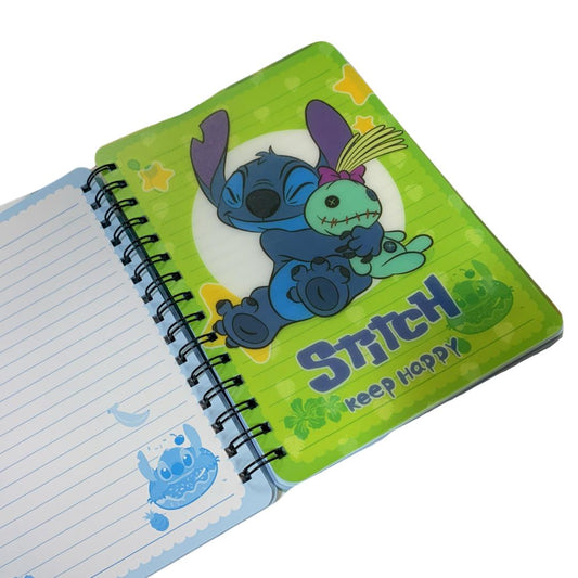 Libreta Stitch 1 Línea