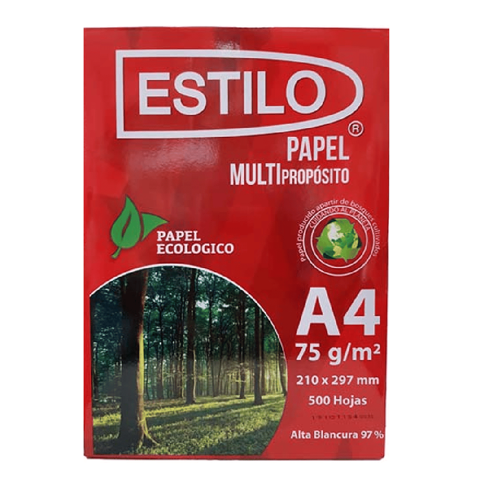 Estilo Resma de Papel Bond A4