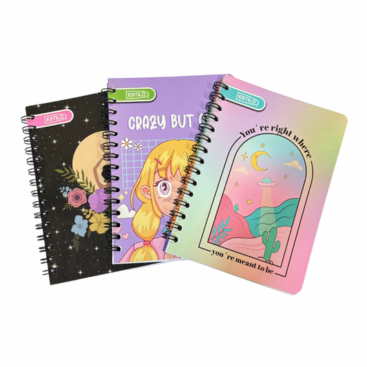 Estilo Cuaderno Jr 100H 2 Líneas