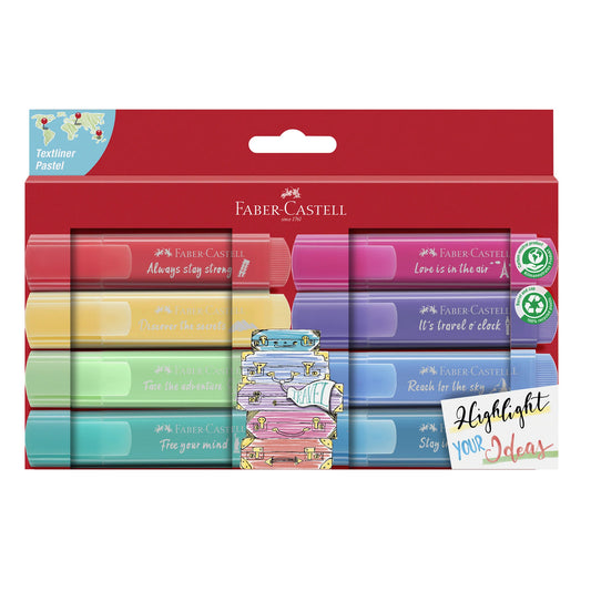 Faber-Castell Resaltadores Pasteles 8Pcs