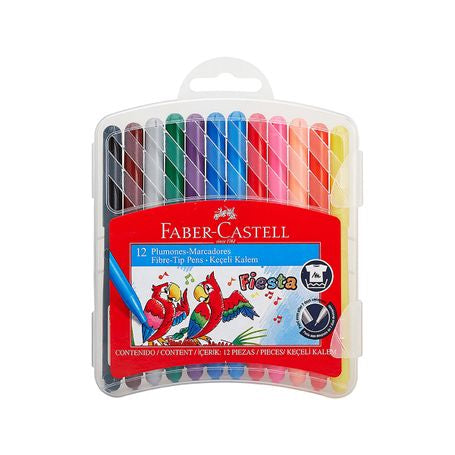 Faber-Castell Caja de Marcadores 12 Colores