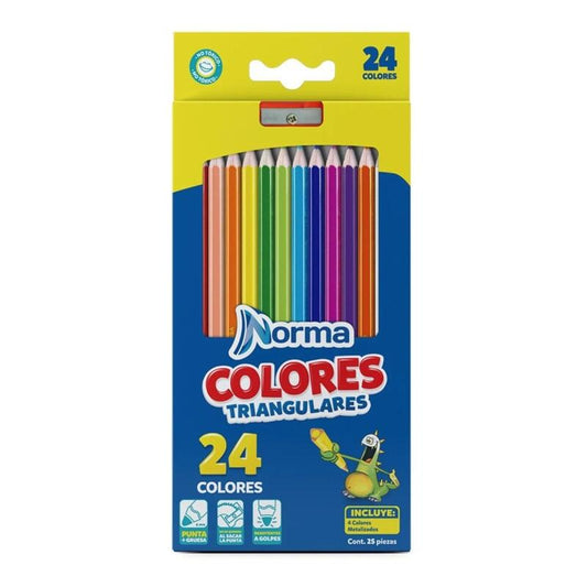Norma Caja Lápices de colores 24 pcs
