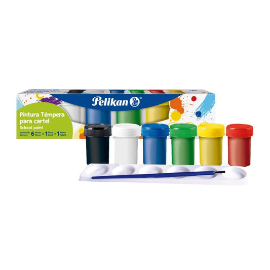Pelikan Témpera Escolar 6 Colores