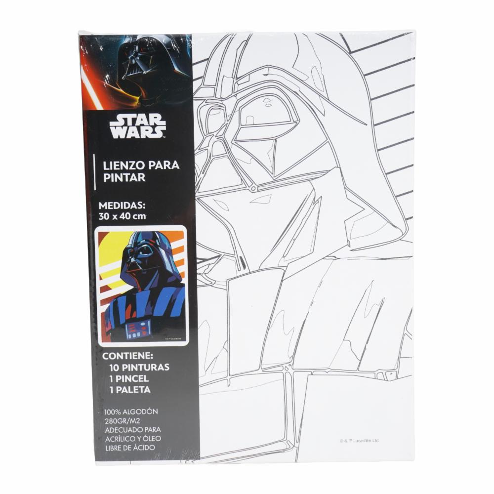 Lancer Lienzo para Pintar - Star Wars 30x40cm