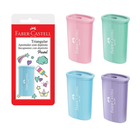 Faber-Castell Sacapuntas con Depósito Pastel