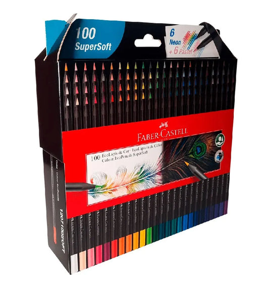 Faber-Castell Lápices de Colores SuperSoft 100 Colores