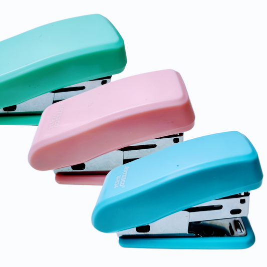 Artesco Mini Grapadora Pastel Celeste M-634