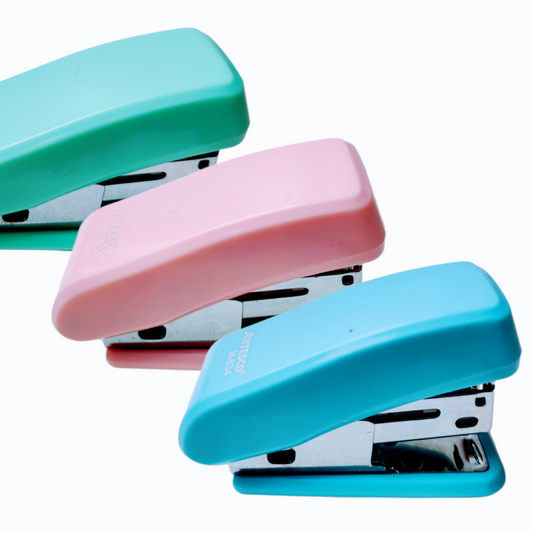Artesco Mini Grapadora Pastel Rosada M-634