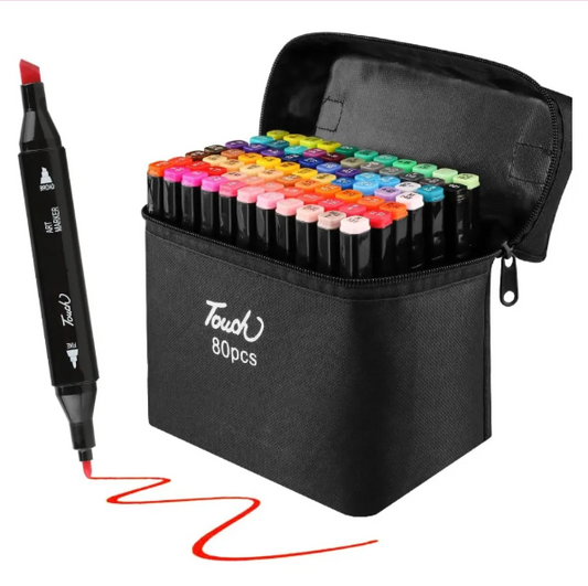 Touch Marcadores con Estuche 80 Colores