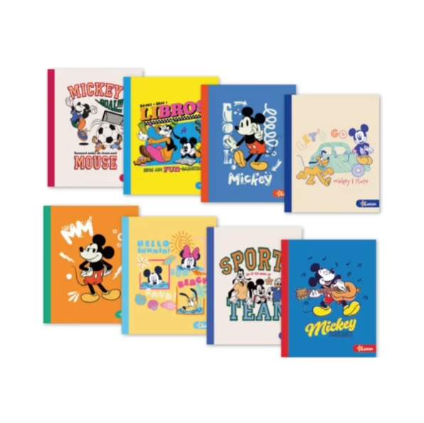Lancer Cuaderno Cosido 100H Mickey - Cuadros