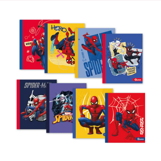 Lancer Cuaderno Cosido 100H Spiderman - Cuadros