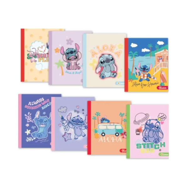 Lancer Cuaderno Cosido 100H Stitch - 2 Líneas