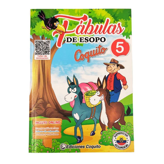 Coquito Libro Fábulas de Esopo 5