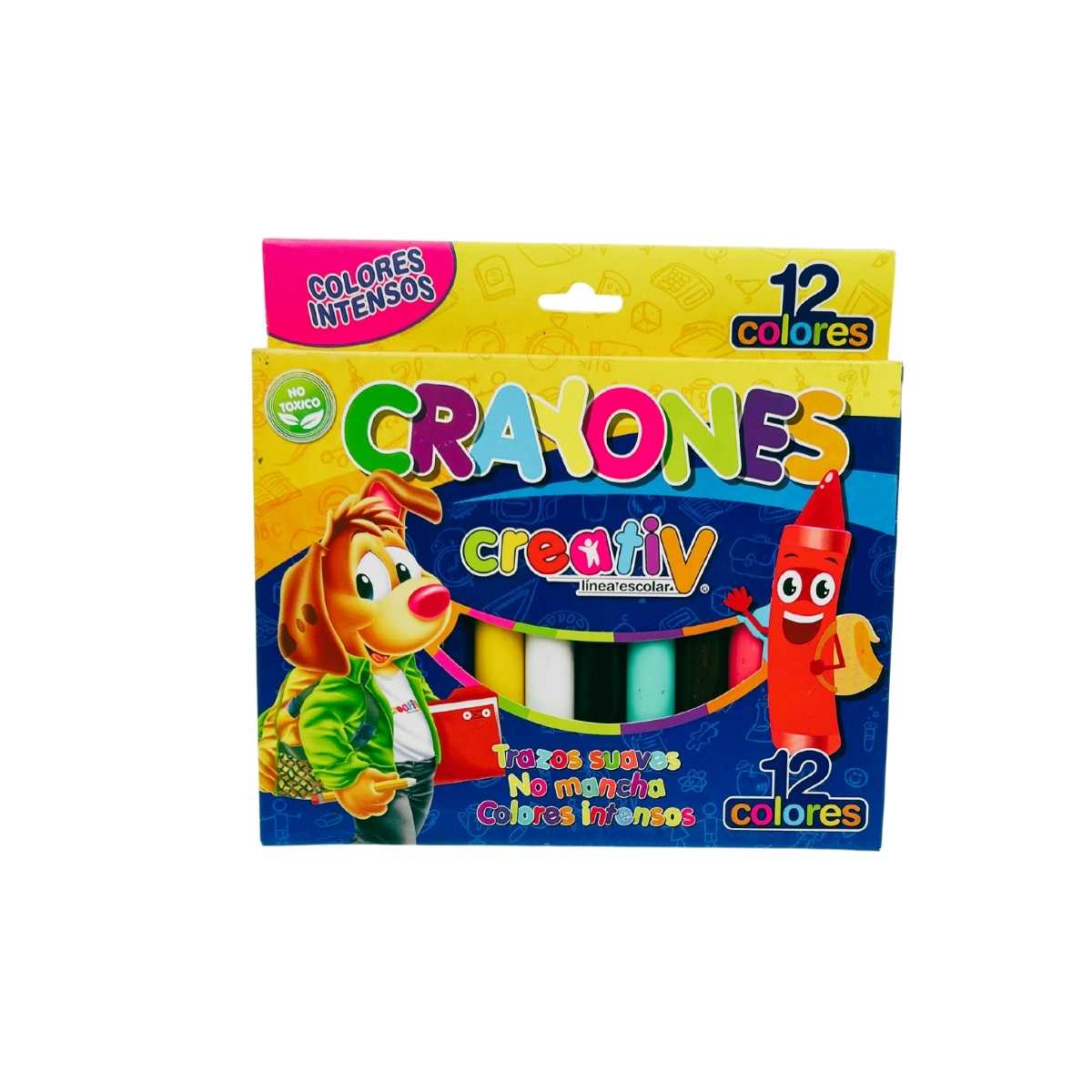 Creativ Caja de Crayones Jumbo 12 Colores