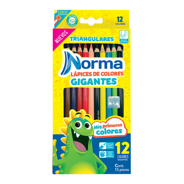 Norma Lápices de Colores Jumbo