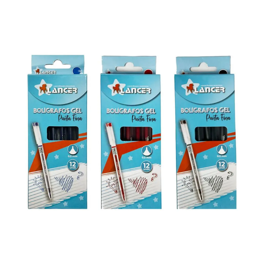 Lancer Bolígrafo de Gel Punta Fina