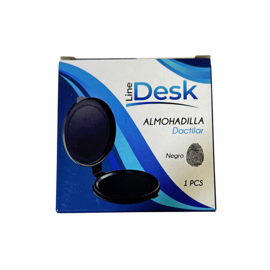 Line Desk Almohadilla Dactilar Negra