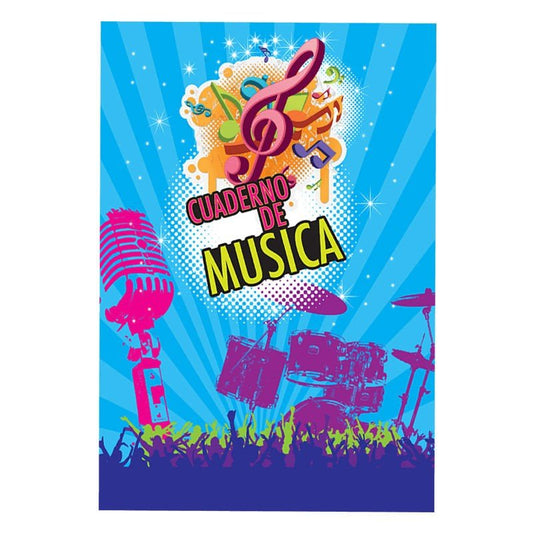 Edinacho Cuaderno de Música Grapado A4 30 Hojas