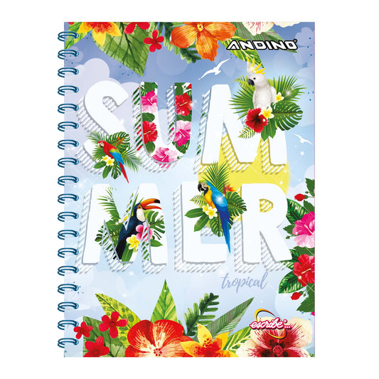 Escribe Andino Cuaderno Universitario Cuadros 100 Hojas