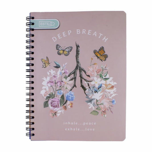 Estilo Cuaderno Universitario 2 Líneas 100 Hojas