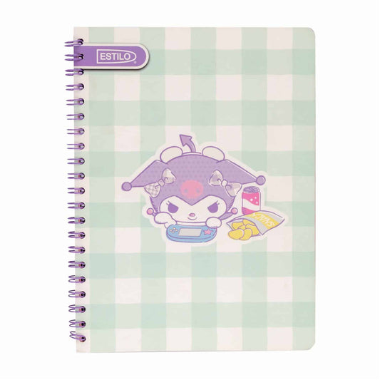 Estilo Cuaderno Universitario Pasta Semi Dura My Melody 100h 2 Líneas