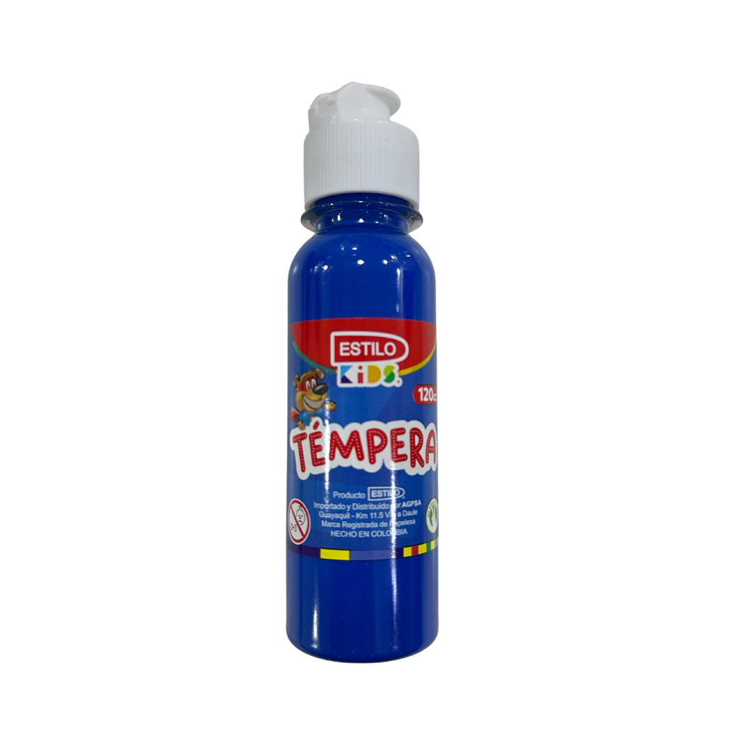 Estilo Témpera 120cc Azul