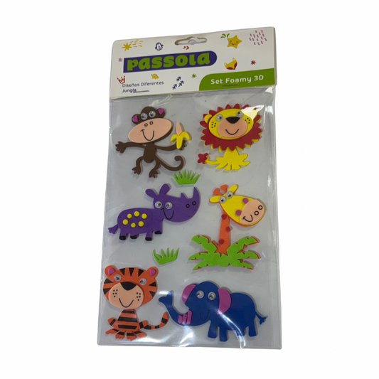 Passola Stickers de Foamy Animales