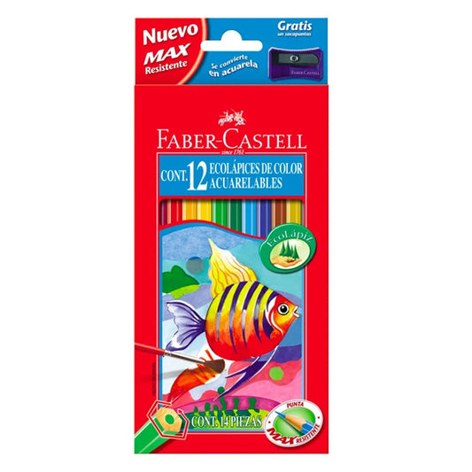 Faber-Castell EcoLápices de Color 12 Unidades
